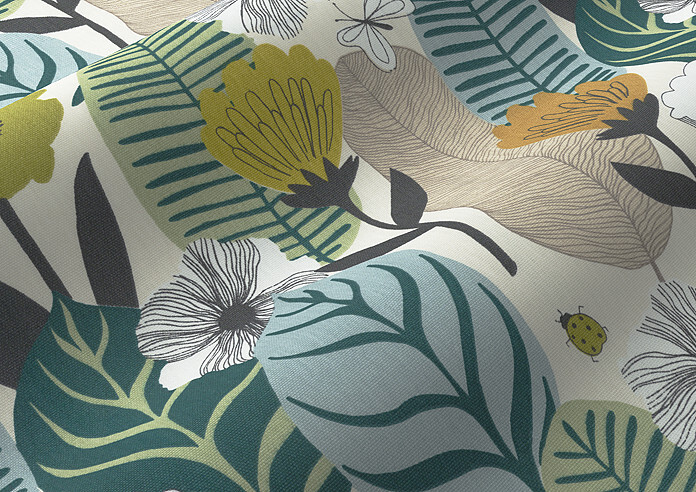 Blooma, Spruce - Made to Measure Curtains - Image 4